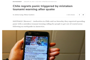 路透社報道截圖。