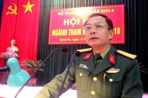 國防部第四軍區副司令黎必勝大校。（圖源：第四軍區報）