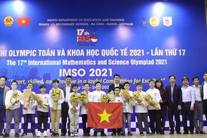 我國第十七次國際奧林匹克數學比賽參賽團隊。（圖源：玲慧）