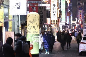 圖為韓國首爾街頭。（圖源：韓聯社）