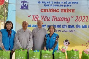 各華人社團積極參加“愛心春節”活動