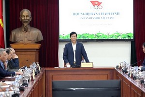 越南文體與旅遊部長阮玉善在會上發表講話。（圖源：互聯網）