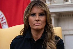 美國前總統特朗普的妻子梅拉尼婭。（圖源：互聯網）