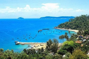 廣南省占婆島的風景。