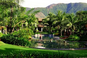 The Anam度假村環境綠化且優美。