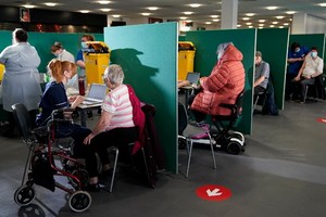 英國民眾接種新冠疫苗的情況。（圖源：互聯網）