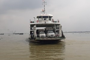 目前廷犒渡輪碼頭只有3艘渡輪在運營，但其中1艘因故障在維修中。（圖源：志幸）