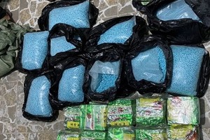 圖為職能力量繳獲的毒品。（圖源：警方提供）