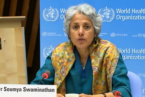 世界衛生組織首席科學家蘇米婭‧斯瓦米納坦。（圖源：WHO）