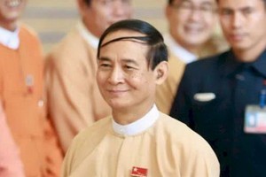 緬甸總統溫敏。（圖源：互聯網）