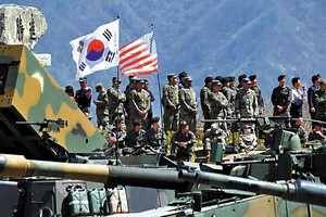 圖為2017年美韓軍演。（圖源：Getty Images）