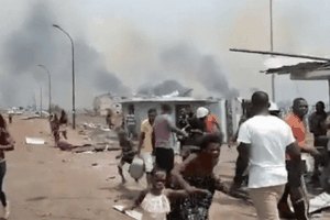 本月7日，巴塔一處軍事區域發生嚴重爆炸事故，造成重大人員傷亡、大批房屋損毀。事故起因是軍火保管部門疏忽，致使附近農場發生的火災殃及軍火庫，引發連環爆炸。（圖源：互聯網）