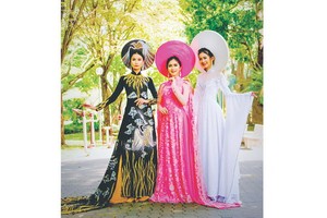 柯達攝影作品欣賞——越南長衫之美