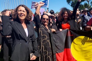 “March4Justice”抗議活動現場。（圖源：推特）