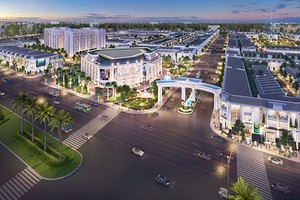 圖為距離隆城機場約2公里的Century City 項目透視效果圖。（圖源：映陽）