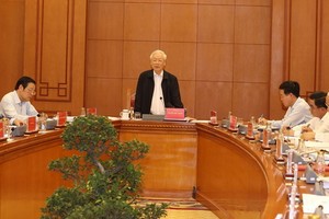 總書記、國家主席阮富仲主持會議。（圖源：越通社）