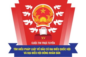 “瞭解國會代表選舉和人民議會代表選舉法律”線上比賽宣傳海報。