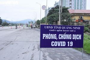 今日零時起廣寧省暫停新冠疫情監察站。圖為廣寧省 2號疫情防控監察站。（圖源：互聯網）