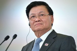 通倫‧西蘇里同志當選老撾國家主席。（圖源：Sputnik）