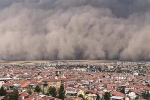 沙塵暴來襲。（示意圖源：互聯網）