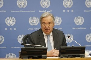 聯合國秘書長古特雷斯。（圖源：新華社）