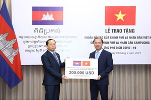 越南援助柬埔寨 20 萬美元防控疫情