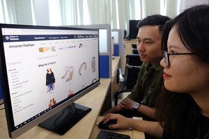 越南商品增加在線出口