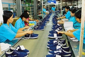 今年第一季度的鞋業出口額達近47億4000萬美元，增長13.5%。 