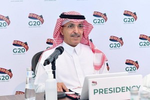 擔任G20輪值主席的沙烏地阿拉伯財政部長賈丹。（圖源：G20臉書）