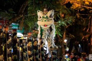 第五郡豪勇堂將參加梅花樁賽項。