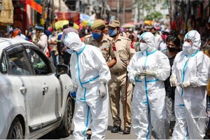 印度疫情。（圖源：《今日印度》）