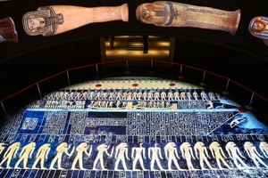 埃及文明博物館王室木乃伊廳正式向公眾開放。（圖源：新華社）