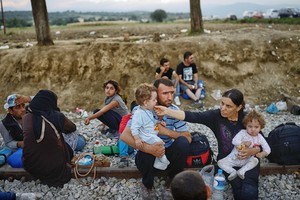 非法入境希臘的移民。（圖源：互聯網）