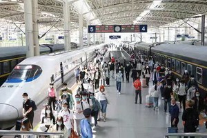 中國客流創歷史新高，5月1日南昌局發送旅客147.3萬人次。（圖源：互聯網）