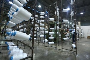 順化紗線生產車間一瞥。（圖源：）