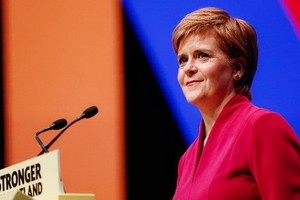 蘇格蘭民族黨黨魁斯特金。（圖源：新華社）