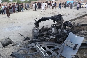 當地時間2021年5月8日，阿富汗喀布爾，一所學校附近發生連環爆炸。 （圖源：IC Photo）