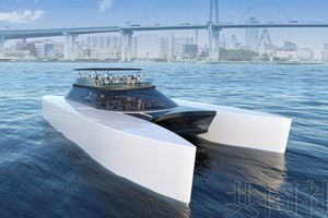 氫能驅動客船。（圖源：共同社）