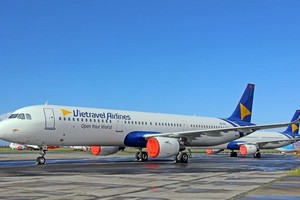 圖為越旅航空客機。（圖源：互聯網）