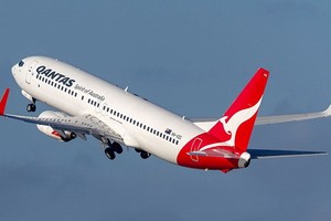 圖為澳航一架客機正在起飛。（圖源：互聯網）