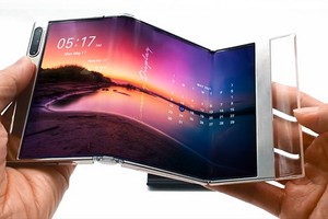 三星顯示新一代OLED技術“S Foldable”。（圖源：Samsung）