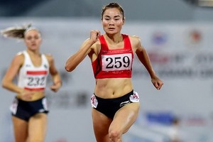 田徑運動員郭氏蘭。（圖源：互聯網）