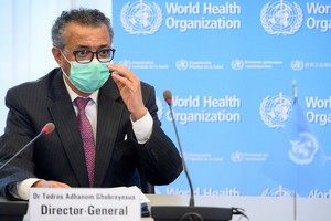 世界衛生組織總幹事譚德塞在瑞士日內瓦參加世界衛生大會。（圖源：互聯網）