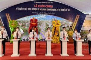 363號省路拓寬改建項目動工儀式。（圖源：維盛）