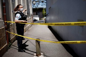 警方封鎖案發現場。（圖源：路透社）