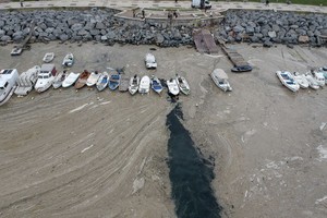 受環境污染影響“海鼻涕”覆蓋土耳其海岸