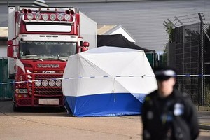 2019年10月23日，英國埃塞克斯郡發生貨車人口走私慘案。（圖源：互聯網）