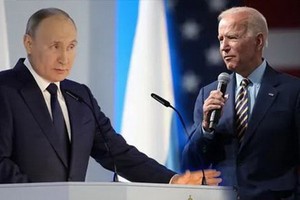 俄羅斯總統普京（左）與美國總統拜登。（圖源：互聯網）
