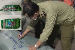 職能力量查獲大量的冒牌茶葉、咖啡。（圖源：莊英）