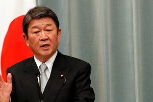 日本外相茂木敏充。（圖源：路透社）
